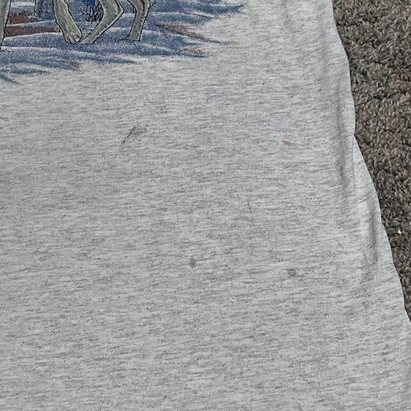 Vintage Grand Canyon North Rim Graphic Wolf Tee Wildlife Nature T-Shirt Medium - Picture 3 of 7